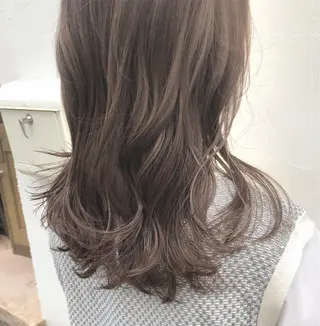 セミロング カラー パーマ ヘアアレンジ 【ツヤ髪美容師】 ツダケイスケのヘアスタイル