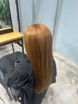 ロング カラー ナチュラルカラー リタッチ　あんりのヘアスタイル