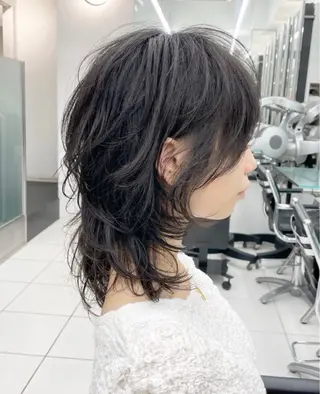 パーマ はにいハイライト カラー募集中のヘアスタイル