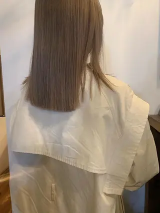 セミロング カラー ケアブリーチ/ボブ/ honoのヘアスタイル