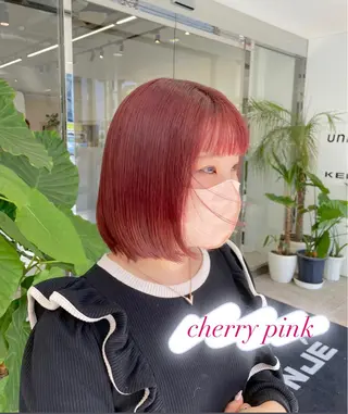 ミディアム カラー ピンクカラー🎀/ ミルクティー🍼花音のヘアスタイル