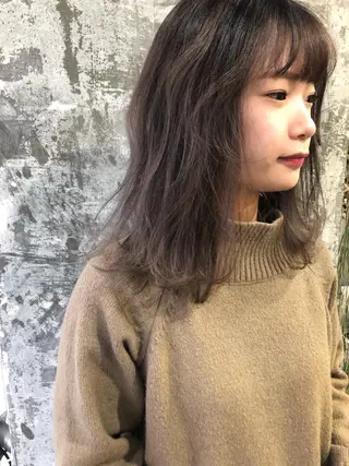 ロング カラー Pia hair Design Yakuin所属・Pia ツボイ ケイタのヘアスタイル