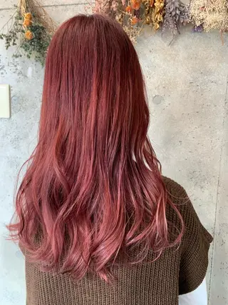 ロング カラー にった みずきのヘアスタイル