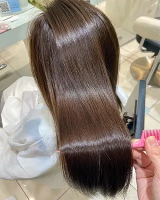 ロング パーマ SALOWIN 新宿三丁目East所属・縮毛矯正/艶カラー /美髪/ﾒｸﾞﾐのヘアスタイル