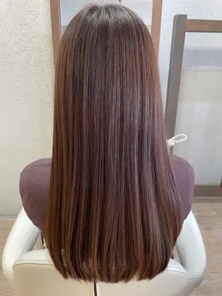 ロング 松下 由恵のヘアスタイル