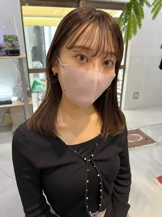 マツエク・マツパ ブリーチなしカラー ダブルカラーエクステのヘアスタイル