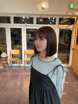 カラー ﾁｶｼﾂ/ ﾌｳｶのヘアスタイル