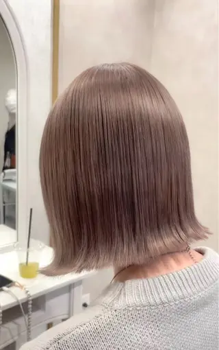 ミディアム wistell所属・ハイトーン/艶カラー sarina🩷のヘアスタイル