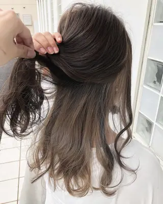 セミロング 具志 正太のヘアスタイル