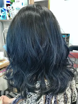 ミディアム カラー Astilbe所属・chichibu kasumiのヘアスタイル