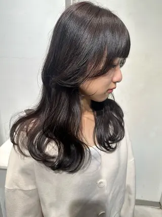 セミロング カラー レイヤーカット/艶髪 ✨💭KIRARIのヘアスタイル