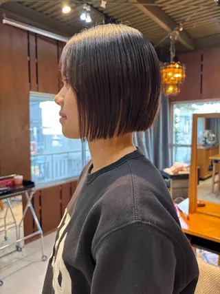 ショート カラー Chiho / 梅田 / ボブ/ パーマのヘアスタイル