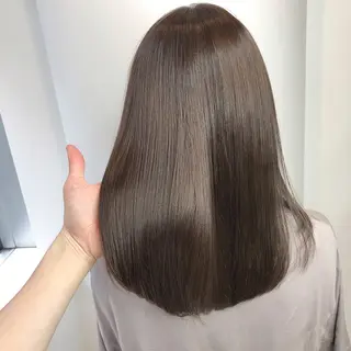 ミディアム 髪質改善/艶カラー 前川南のヘアスタイル