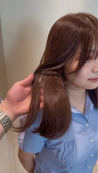 セミロング カラー 銀座/ショート特化/ 似合わせカット/といのヘアスタイル