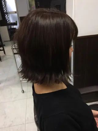 ショート カラー パーマ ハイトーン Arphyのヘアスタイル