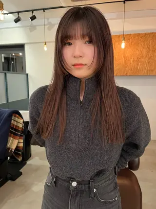 ロング 暖色/パーマ 🌼クニトウメイのヘアスタイル