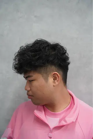 ショート パーマ メンズ 💈メンズ特化💈 barberコウヨウのヘアスタイル