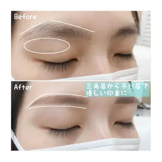 アイブロウ WHITE  EYE　京橋店所属・WHITE EYE 京橋店の眉毛・アイブロウイメージ