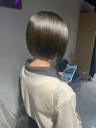 ショート 🦋ハイトーンボブ ショート🦋トシキのヘアスタイル