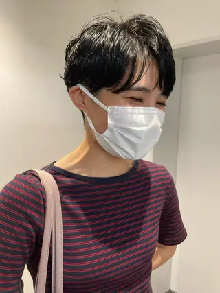 ショート ショート/ボブ/ パーマ/井上のヘアスタイル