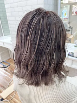 ミディアム カラー Reb_keiji 👑小倉圭司のヘアスタイル