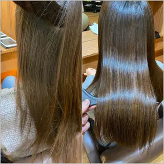 ロング パーマ 菅村 勇亮のヘアスタイル