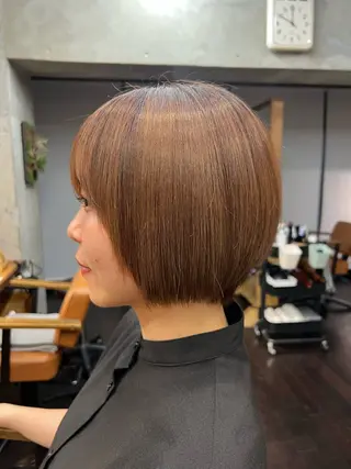 ショート 土田かほ/本日🈳 透明感カラー🍃のヘアスタイル