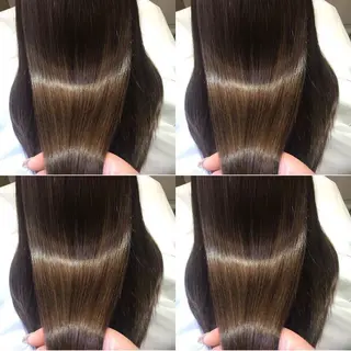 ロング カラー 髪質改善 艶髪カラー エクステ かいり✂️のヘアスタイル