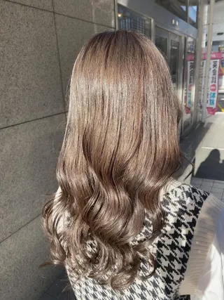 ロング メンズ縮毛矯正 ニュアンスパーマのヘアスタイル
