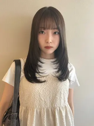 ミディアム PORT hair room所属・ ︎︎ PORT/あかねのヘアスタイル