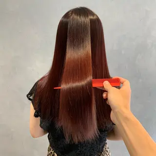 セミロング 美髪ストレート AOYAGIのヘアスタイル