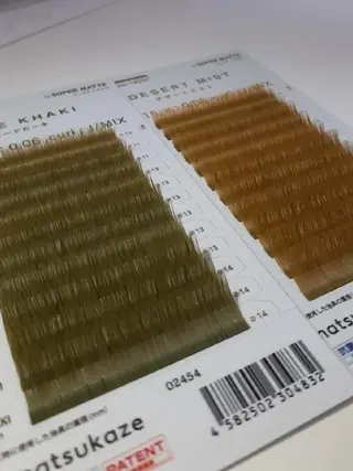 マツエク・マツパ カラー 小野 菜穂子のマツエク・マツパデザイン