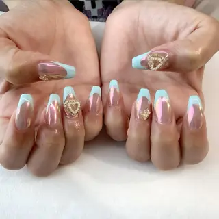 ネイル 💎🐰 saki. m 🐰💎のネイルデザイン