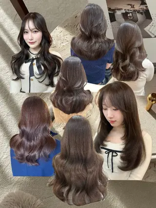 ロング カラー 韓国ヘア🦢🖤 Sayumiのヘアスタイル