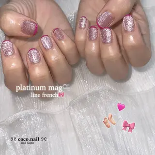 ネイル lili.nail y2k/ワンホンのネイルデザイン