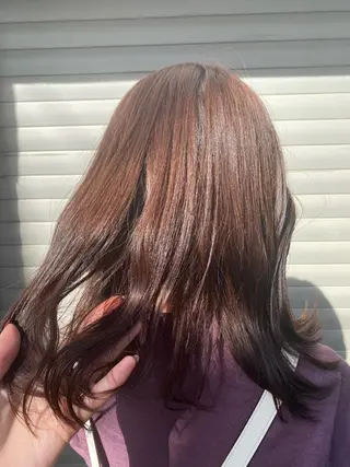 ミディアム カラー お任せヘア☘️☘️ 及川渚のヘアスタイル