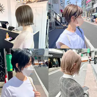 ショート カラー ボブ& 髪質改善FUMIYAのヘアスタイル