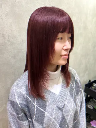 セミロング カラー men's&ladys J'sGrace【メンズアンドレディース ジェイズグレイス】所属・🌻J'sGrace /JUMA🌻のヘアスタイル