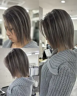 ミディアム Una並木坂　透明感カラー&髪質改善&韓国ヘア所属・モテ髪美容師♡ ひなたのヘアスタイル