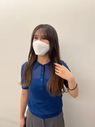 ロング カラー ヘアアレンジ IT’s所属・韓国好き🇰🇷 美容師MIKUのヘアスタイル