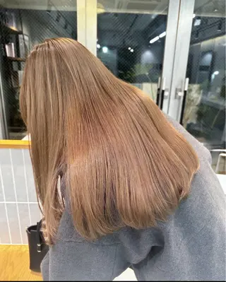 ロング カラー 🩷銀座/縮毛矯正 特化サロン🪞みことのヘアスタイル