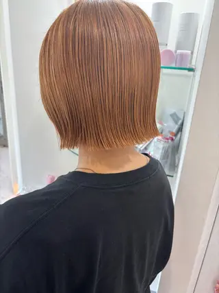 ショート カラー SAYAKA 🍒／ボブ／暖色のヘアスタイル