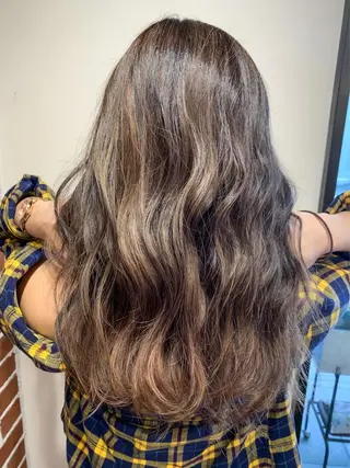 セミロング カラー 岡崎勇人/レイヤー/ 韓国/ケラチンTRのヘアスタイル