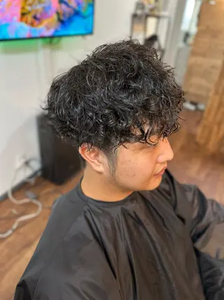 ミディアム メンズ Lizir  ルズィール所属・Luzir⭐︎ GEN⭐︎のヘアスタイル
