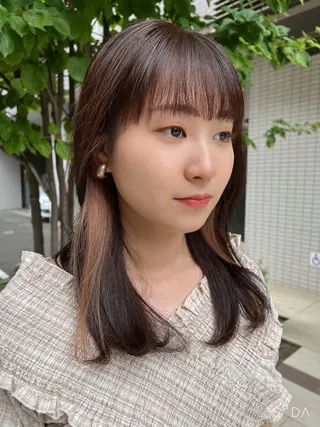 ミディアム カラー 💎透明感カラー特化 💎TAISEIのヘアスタイル