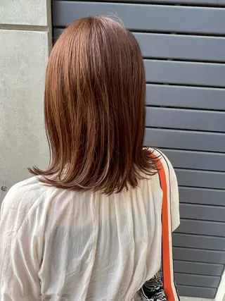 ミディアム カラー IKU ミニボブ名古屋のヘアスタイル