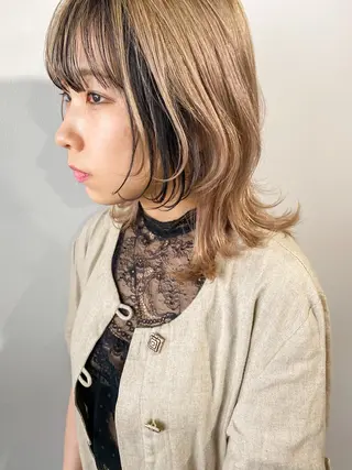 セミロング カラー 栄・伏見 JOULE'Sのヘアスタイル