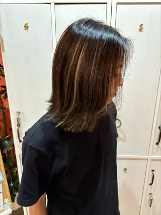 ミディアム メンズ 伊藤 杏奈のヘアスタイル