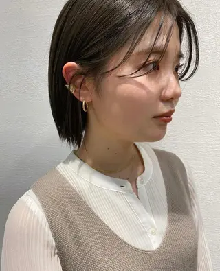 ショート カラー chiho🌛ボブ /髪質改善カラー🫧のヘアスタイル