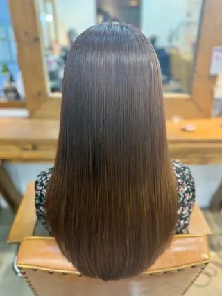 ロング 縮毛矯正/髪質改善/ 佐々木大輔のヘアスタイル